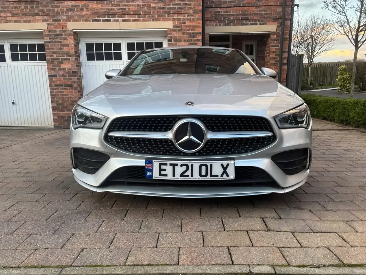 Used Mercedes CLA180 AMG Line Premium 136 HP (100 kW) 2021 Silver Sedan