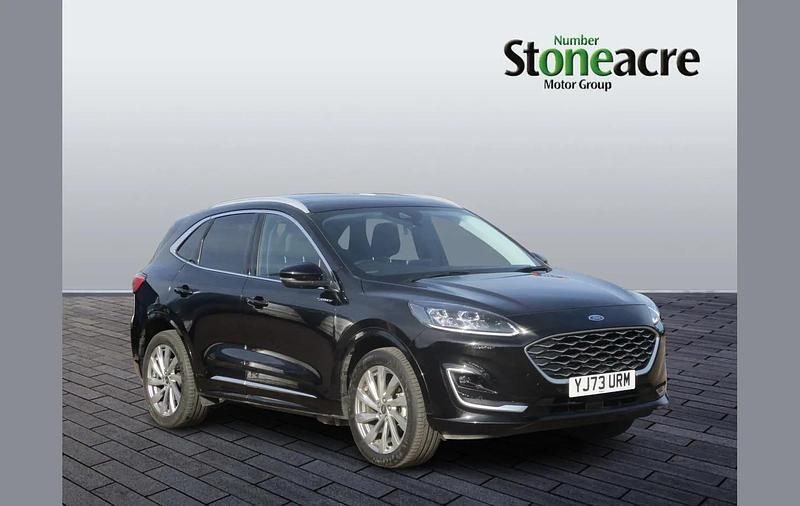 Black Used 2023 Ford Kuga Vignale SUV | £18,995 (Fair price) - Image 1/4