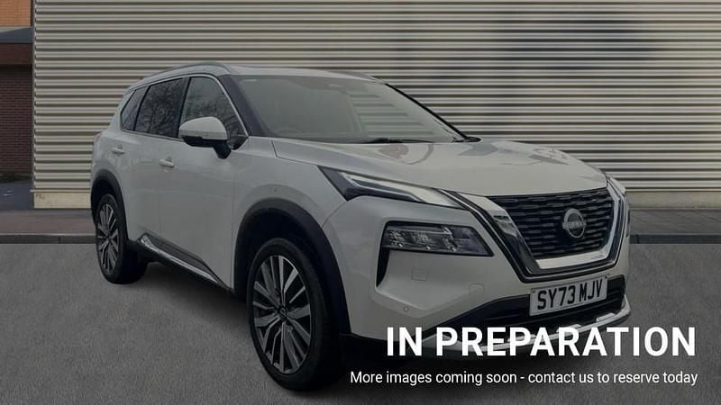 White Used 2023 Nissan X-Trail Tekna+ SUV | £28,659 - Image 1/4