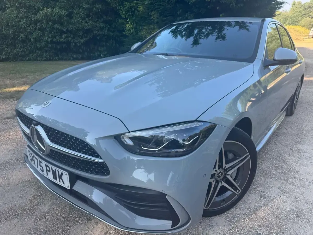Used Mercedes C300e AMG line 2025 Grey Sedan