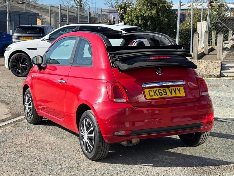 Used Fiat 500 Pop 2019 Red Cabriolet