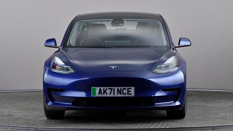Used Tesla Model 3 Standard Range 180 kW (245 HP) 2021 Blue Sedan