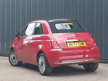 Used Fiat 500C 70 HP (51 kW) 2025 Red Cabriolet