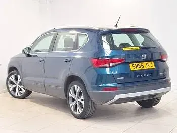 Käytetty Seat Ateca Ecomotive 115 HP (84 kW) 2017 Sininen Katumaasturi