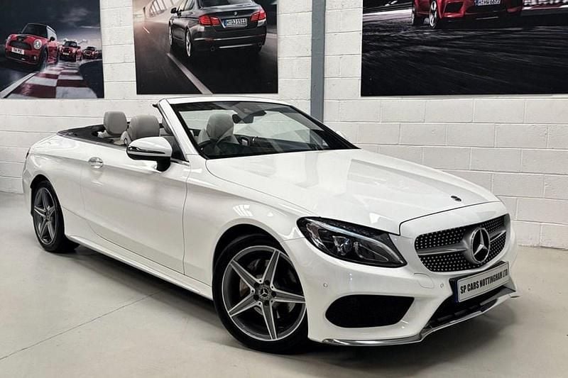 White Used 2017 Mercedes C200 AMG line Cabriolet | £17,490 (Fair price) - Image 1/1