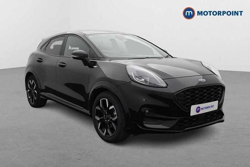 Black Used 2023 Ford Puma Gen-E ST-Line X SUV | £16,549 (Fair price) - Image 1/4