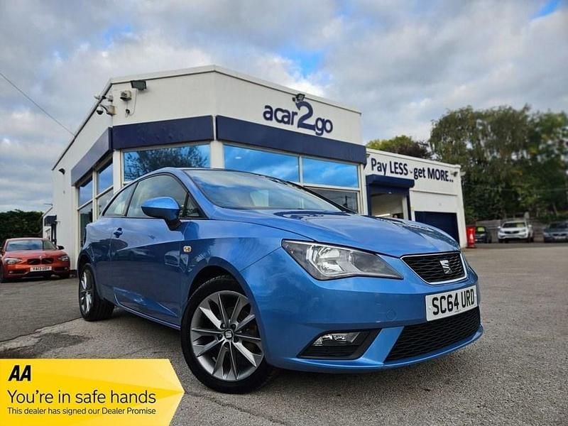 Blue Used 2014 Seat Ibiza I-Tech Coupe | £5,998 (Fair price) - Image 1/4