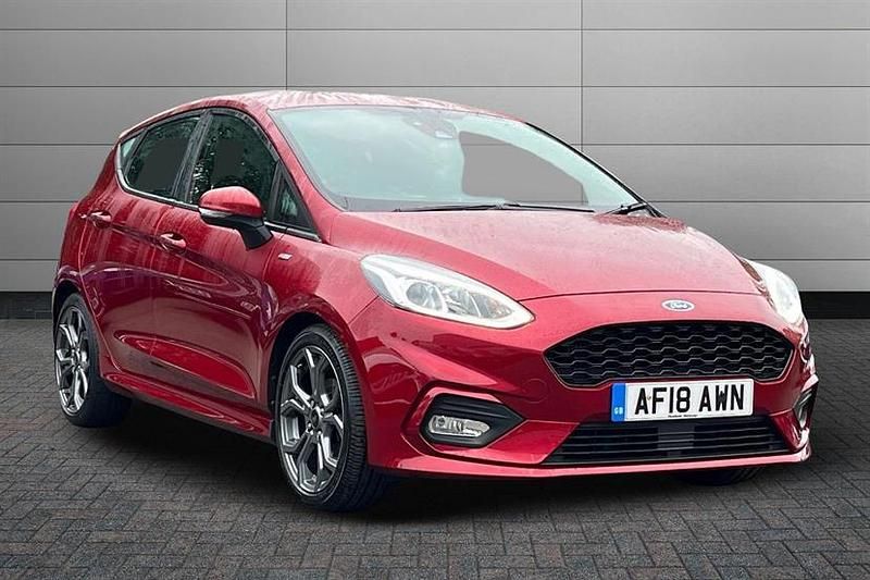 Ruby red Used 2018 Ford Fiesta ST-Line Hatchback | £10,500 (Fair price) - Image 1/3