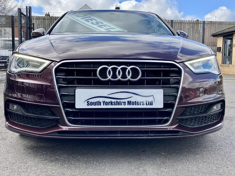 Used Audi A3 S-Line 2014 Red Hatchback