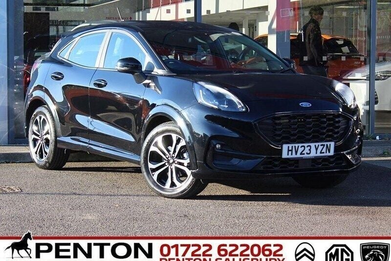 Black Used 2023 Ford Puma ST-Line SUV | £15,990 (Good price) - Image 1/1