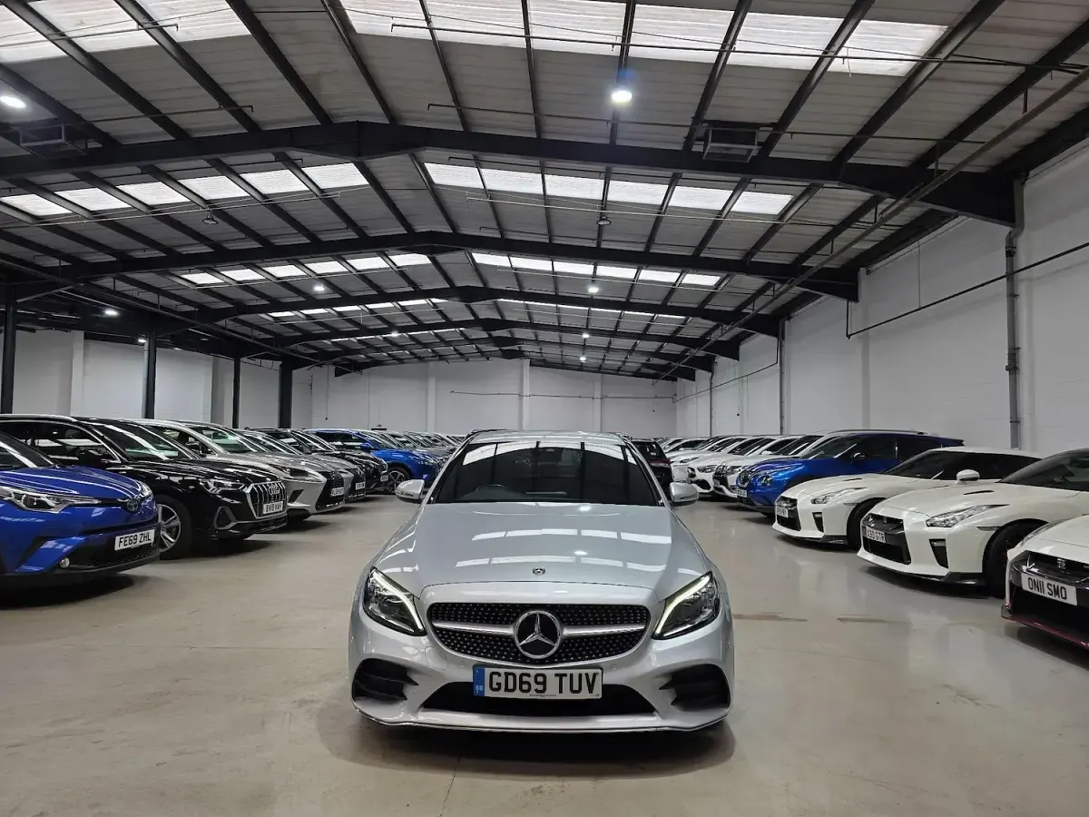 Used Mercedes C200 AMG line 2020 Silver Sedan