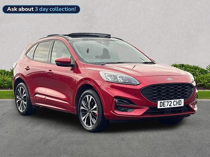 Red Used 2022 Ford Kuga ST-Line X SUV | £17,999 (Fair price) - Image 1/4