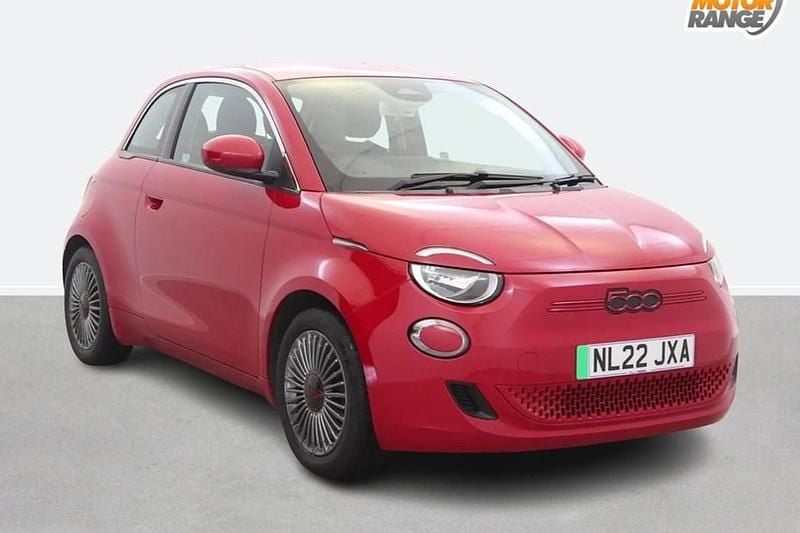 Used Fiat 500e Red 86 kW (118 HP) 2022 Hatchback