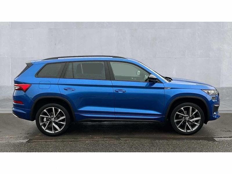 Used Skoda Kodiaq SportLine 150 HP (110 kW) 2024 Blue SUV
