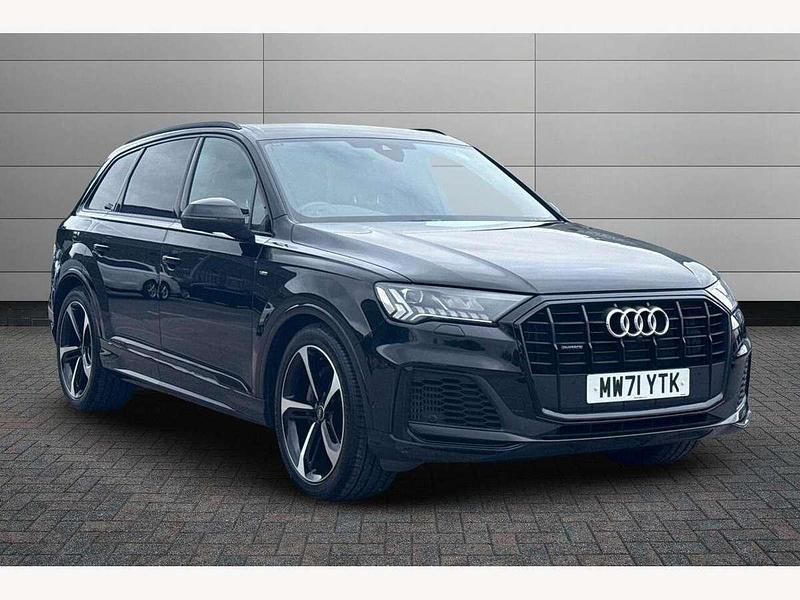 Black Used 2022 Audi Q7 Black Edition SUV | £41,495 (Good price) - Image 1/4