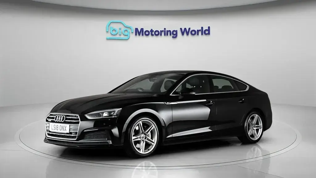 Usado Audi A5 Sportback S-Line 252 CV (185 kW) 2018 Negro Utilitario