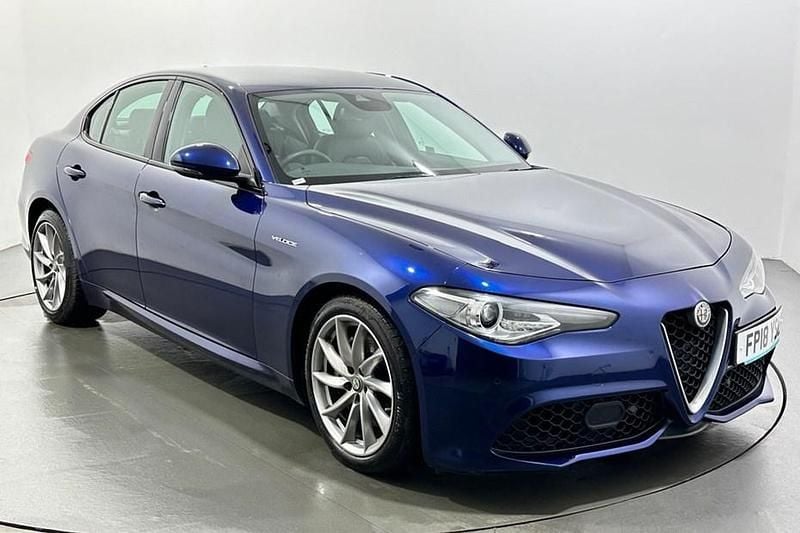 Used Alfa Romeo Giulia Veloce 280 HP (205 kW) 2018 Blue Sedan