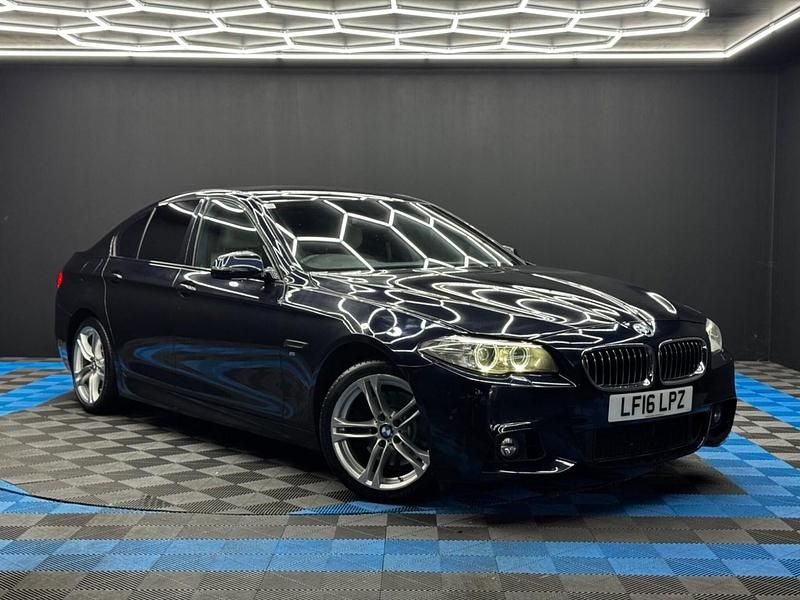 Black Used 2016 BMW 520 M Sport Sedan | £9,490 (Fair price) - Image 1/4