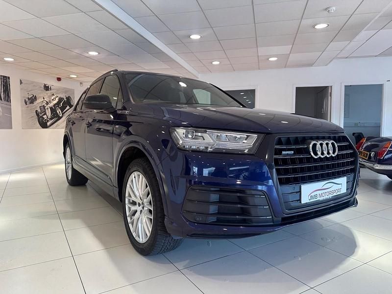 Used Audi Q7 Black Edition 286 HP (210 kW) 2019 Blue SUV