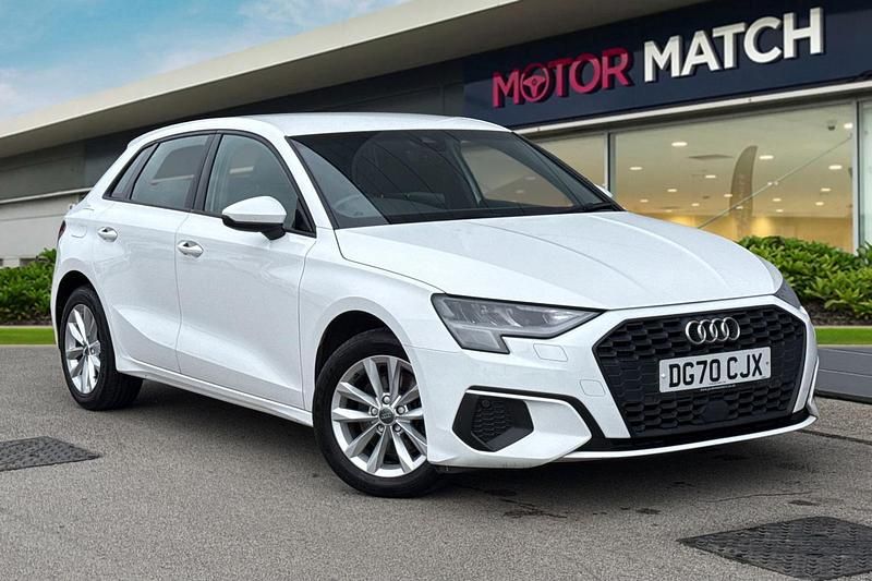 Used Audi A3 Sportback Performance 2020 White Hatchback