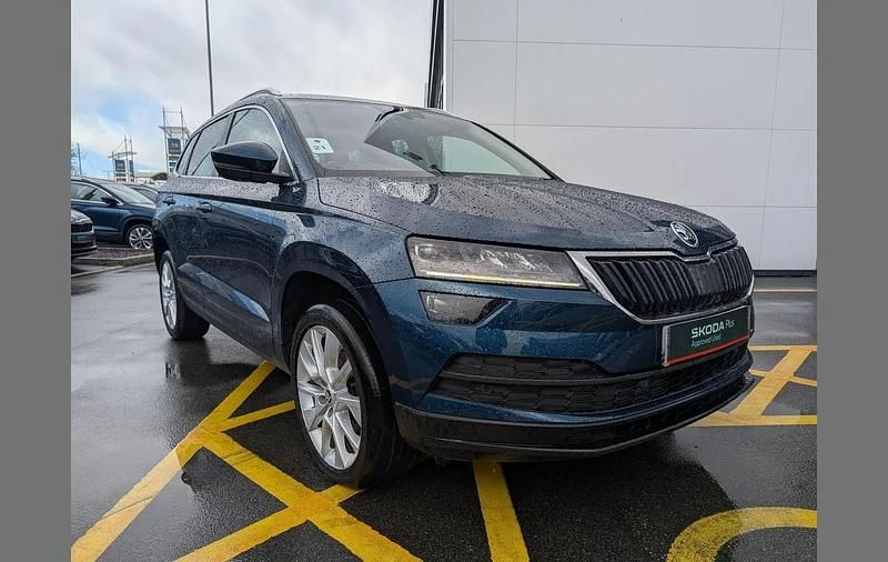 Used Skoda Karoq SE L 116 HP (85 kW) 2019 Lava blue metallic SUV