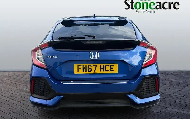 Used Honda Civic SR 129 HP (94 kW) 2018 Blue Hatchback