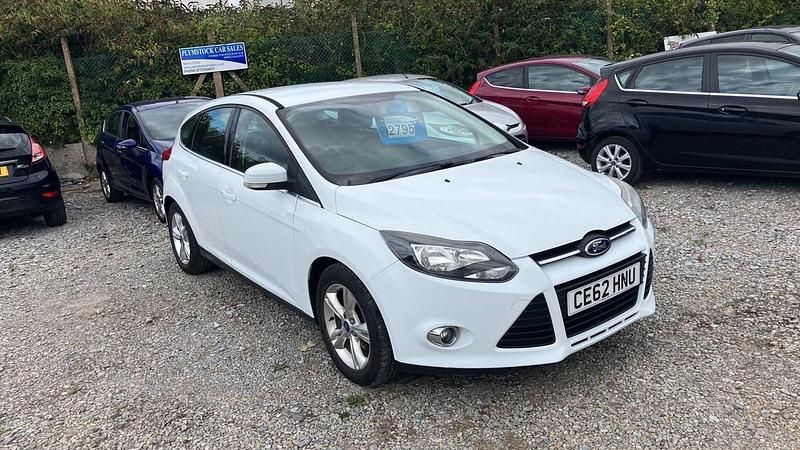 White Used 2012 Ford Focus Zetec Hatchback | £2,795 (Fair price) - Image 1/4