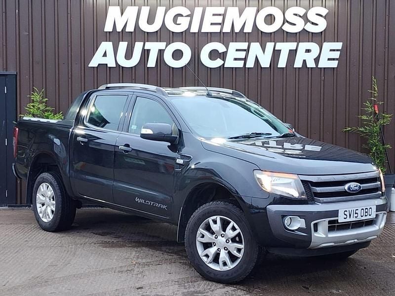 Black Used 2015 Ford Ranger Wildtrack Pickup | £10,795 (Super price) - Image 1/4