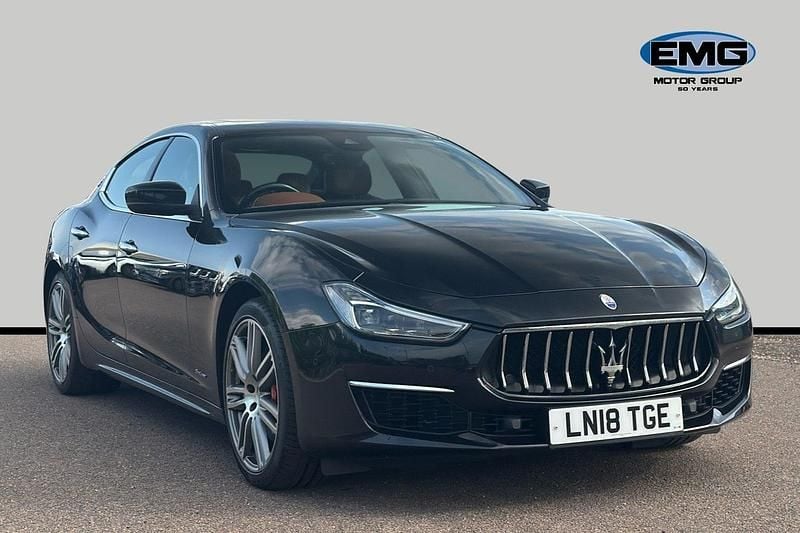 Black Used 2018 Maserati Ghibli GranLusso Coupe | £22,995 (Expensive) - Image 1/3