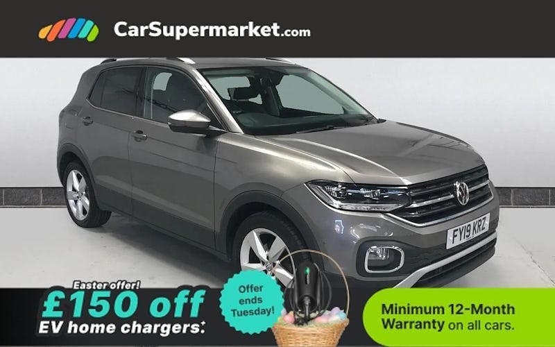 Used VW T-Cross SEL 116 HP (85 kW) 2019 Grey SUV