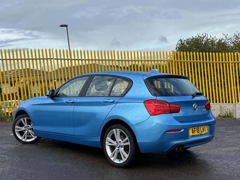 Used BMW 120 Sport Line 2018 Blue Hatchback