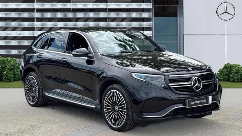 Black Used 2021 Mercedes EQC400 AMG Line Premium Plus SUV | £28,475 (A bit pricey) - Image 1/3