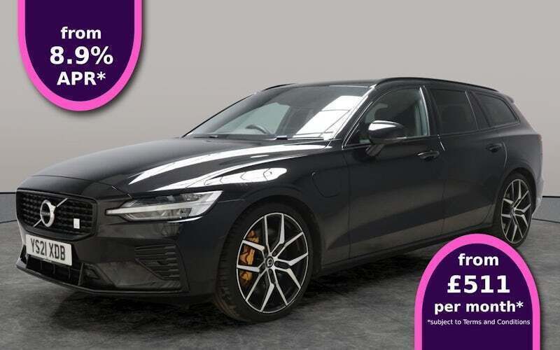 Black Used 2021 Volvo V60 Estate | £31,438 - Image 1/3