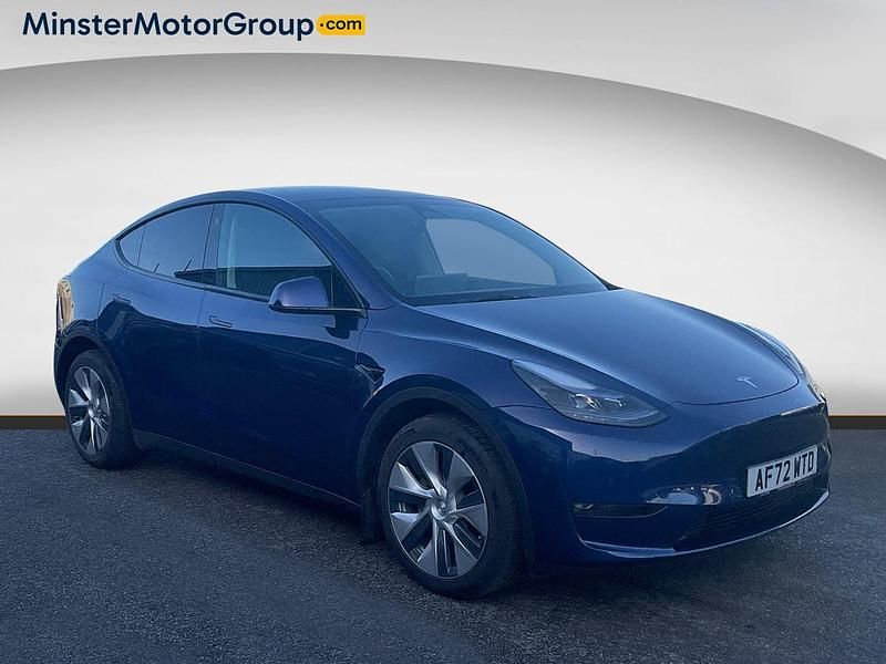 Used Tesla Model Y Long Range AWD 378 kW (514 HP) 2022 Blue SUV