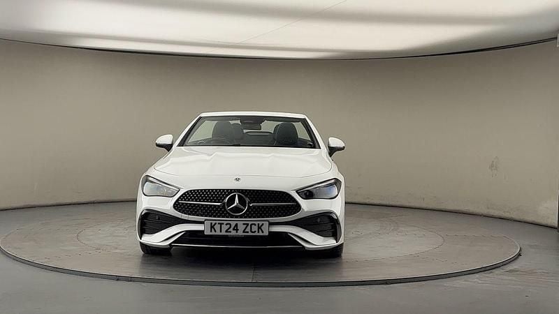 Used Mercedes CLE300 AMG line 2024 Opalite white Cabriolet