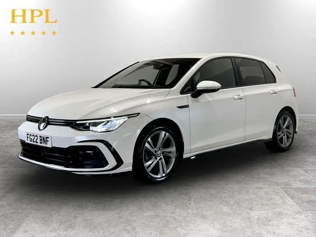 Used VW Golf VIII R-line 130 HP (95 kW) 2022 White Hatchback