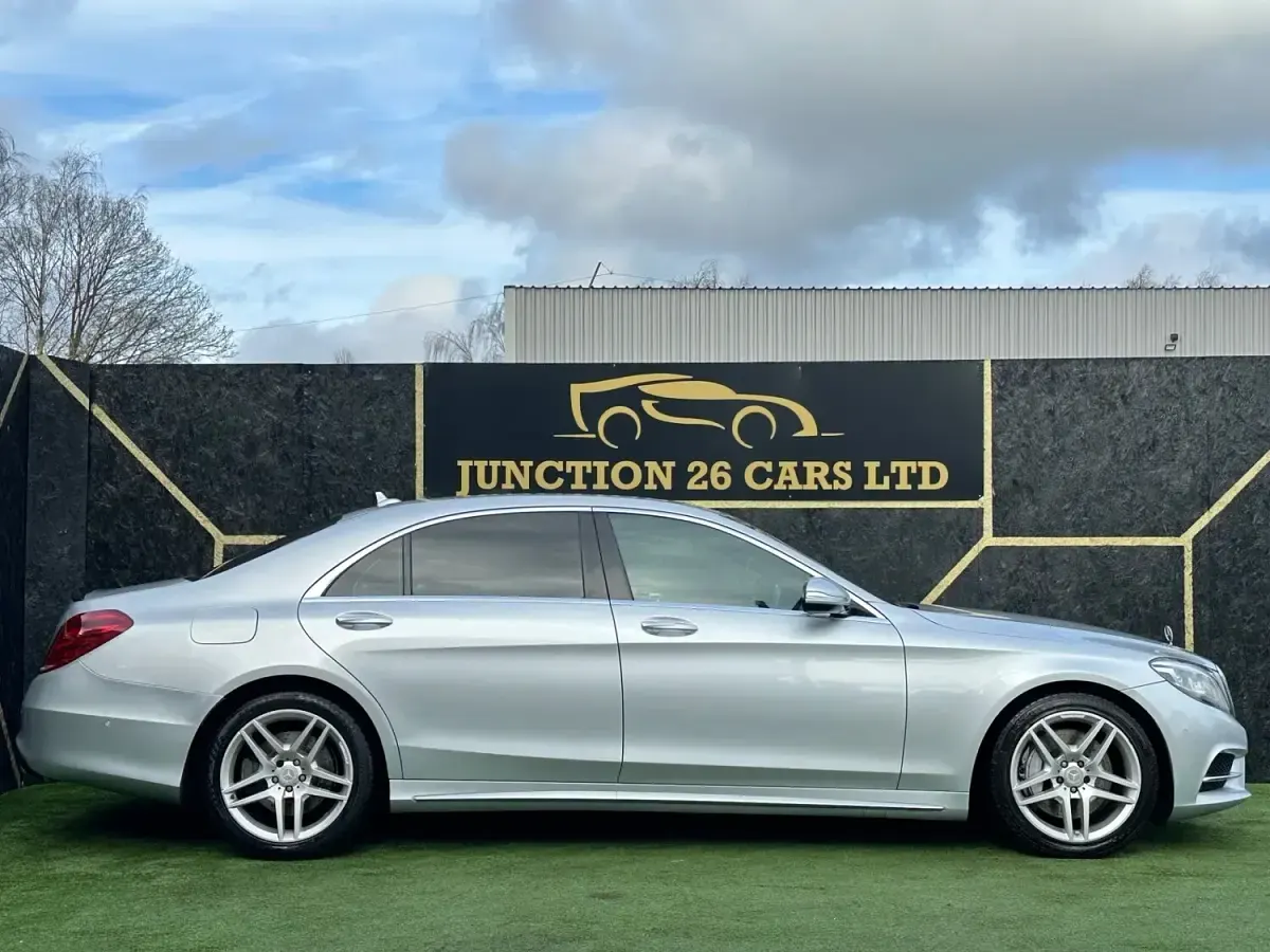 Used Mercedes S350L AMG line 254 HP (186 kW) 2016 Silver Sedan