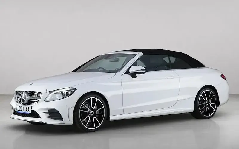Used Mercedes C200 AMG Line Premium 184 HP (135 kW) 2020 White Cabriolet