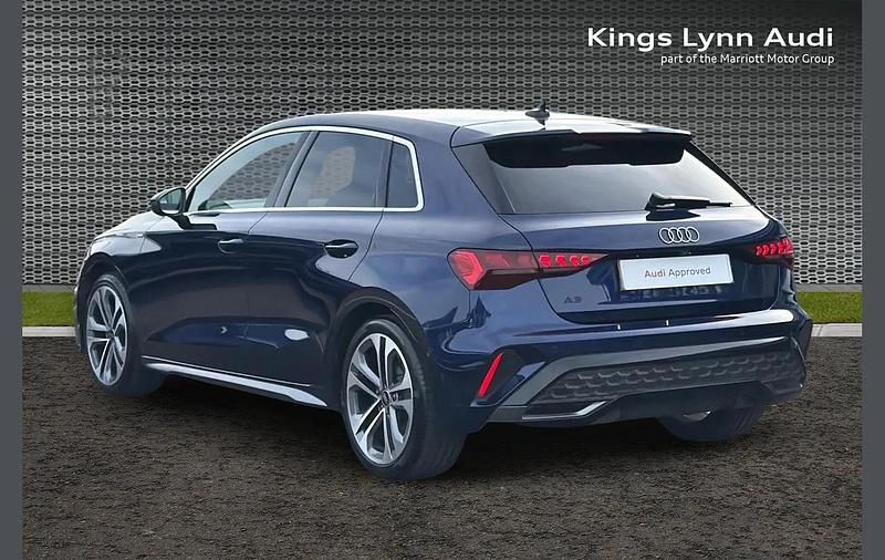 Used Audi A3 S-Line 147 HP (108 kW) 2025 Blue Hatchback
