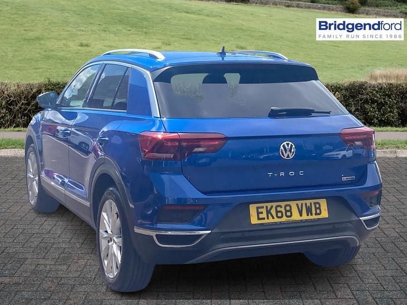 Used VW T-Roc SEL 190 HP (139 kW) 2018 Blue SUV