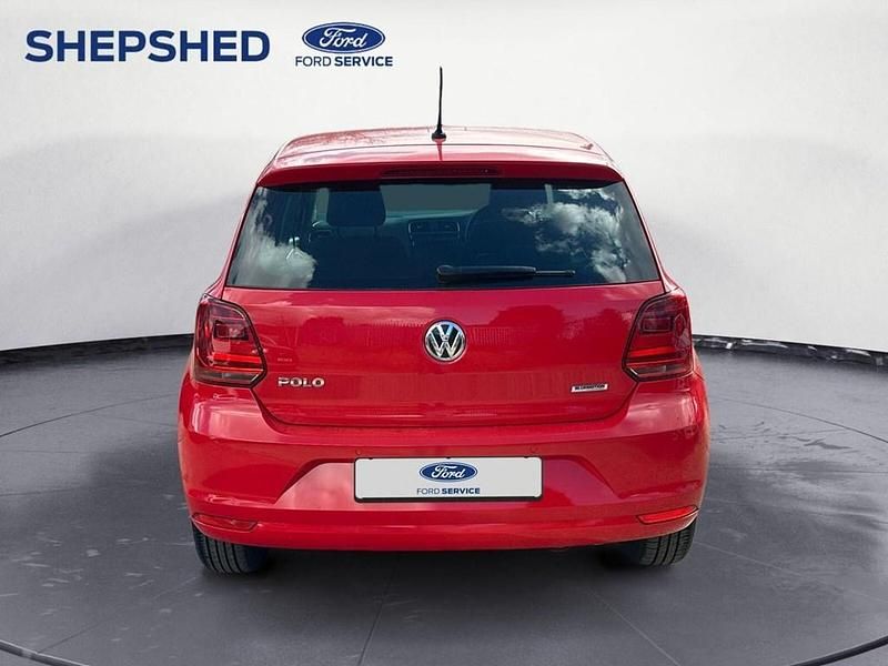 Used VW Polo Edition 60 HP (44 kW) 2017 Red Hatchback