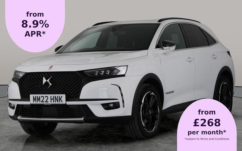 White Used 2022 DS Automobiles DS7 Crossback Performance Line Plus SUV | £18,737 (Fair price) - Image 1/1