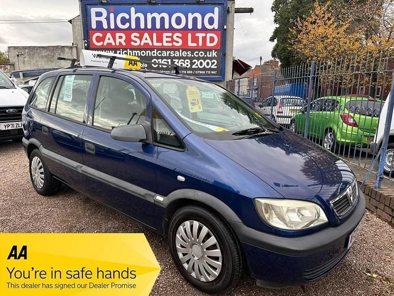 Blue Used 2005 Vauxhall Zafira MPV | £1,295 (Fair price) - Image 1/3