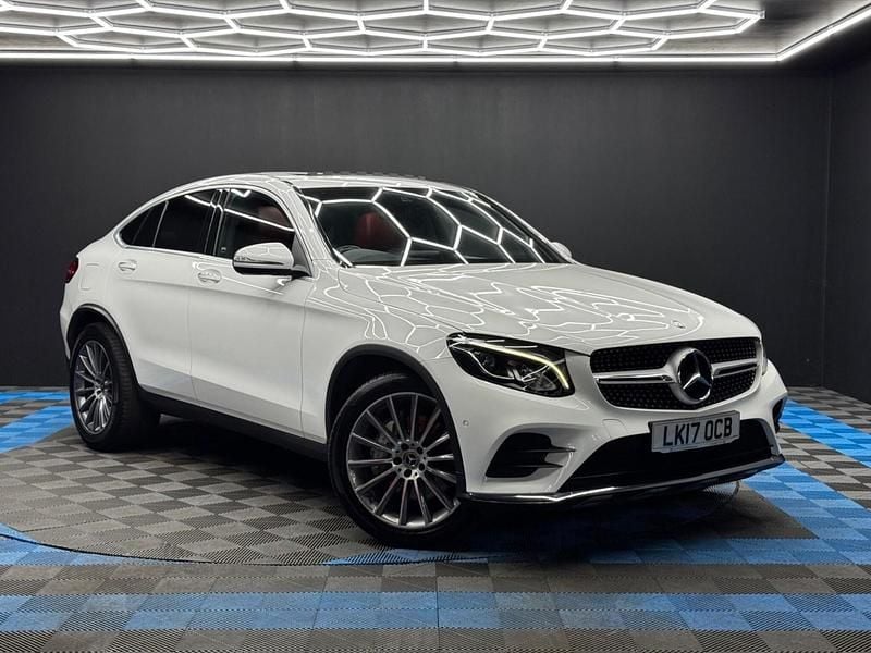 Used Mercedes GLC220 AMG line 2017 White Coupe