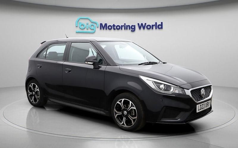Used MG MG3 Excite 106 HP (77 kW) 2023 Black Hatchback