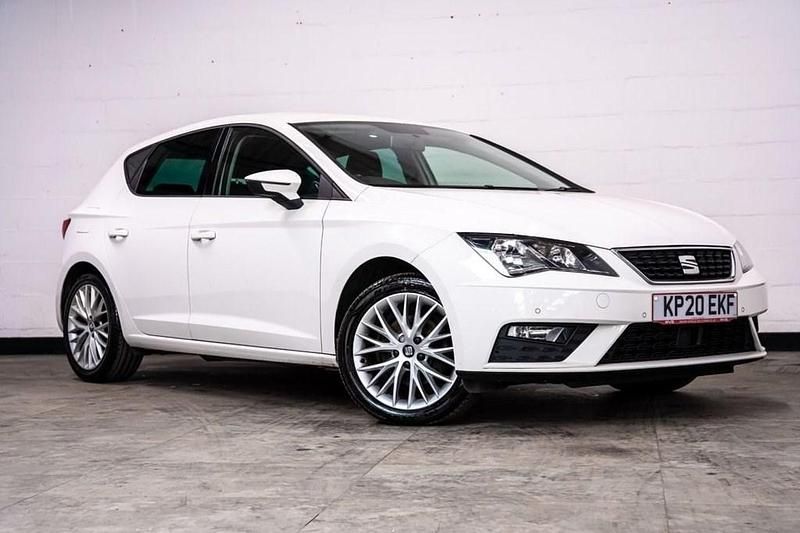 Begagnad Seat Leon SE Dynamic 115 HK (84 kW) 2020 Vit Halvkombi
