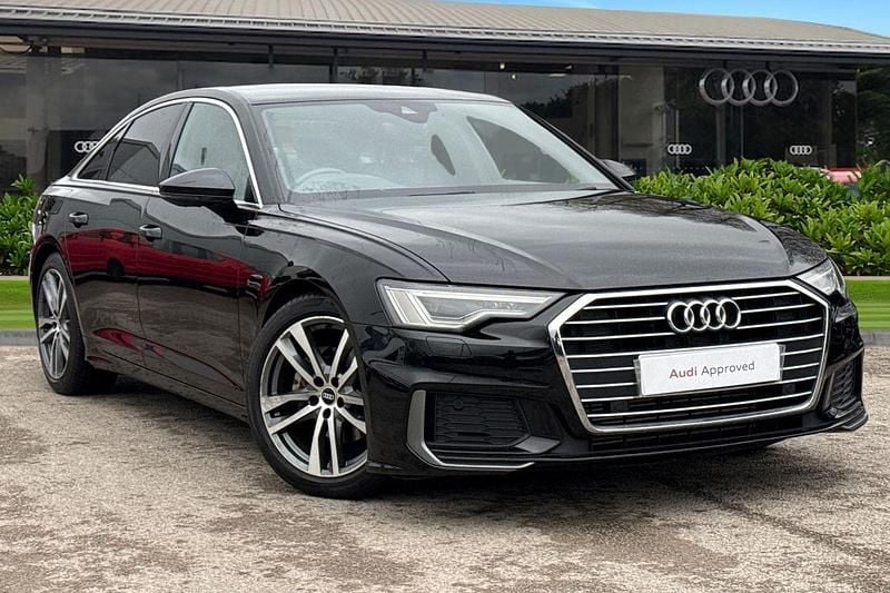 Used Audi A6 S-Line 204 HP (150 kW) 2021 Black Sedan