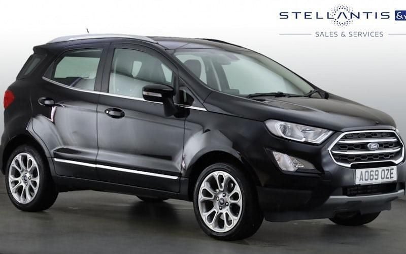 Black Used 2019 Ford Ecosport Titanium SUV | £12,354 (Fair price) - Image 1/4