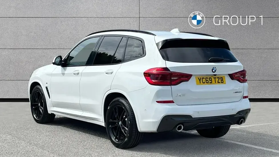 Begagnad BMW X3 M Sport 190 HK (139 kW) 2019 Vit SUV