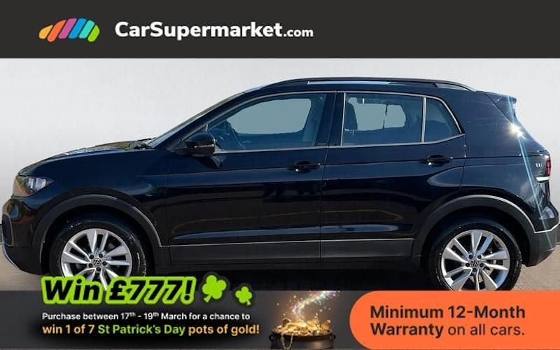 Used VW T-Cross SE 110 HP (80 kW) 2022 Black SUV